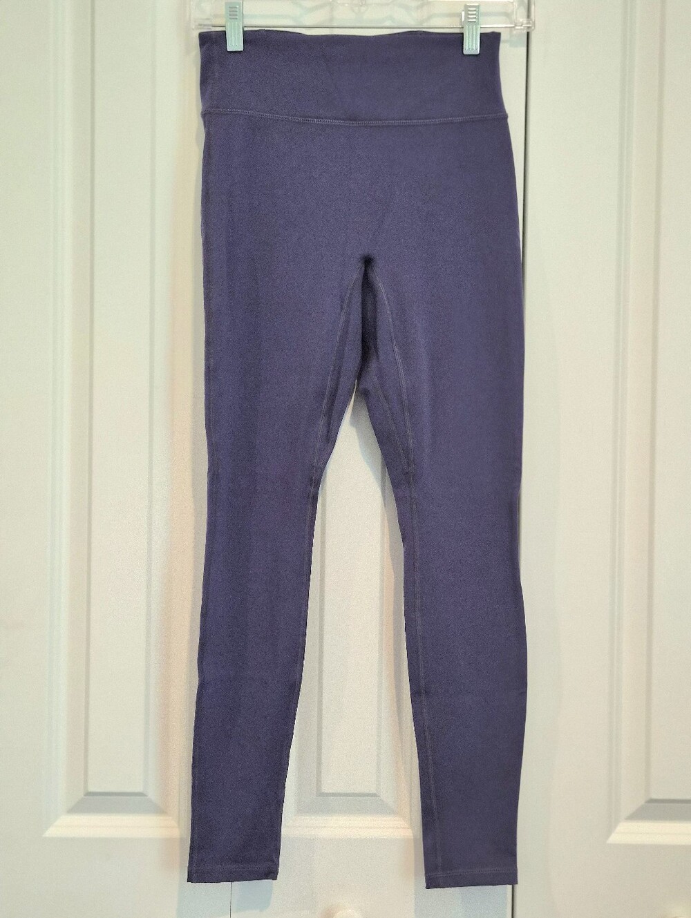 Fabletics Motion365 Leggings Purple Mesh Straps XXS